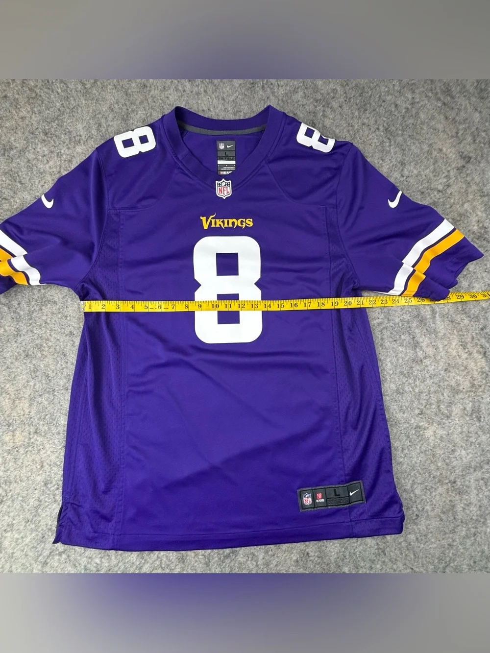 Nike | NFL | Minnesota Vikings |‎ #8 Kirk Cousins Jersey | Men’s Size Large